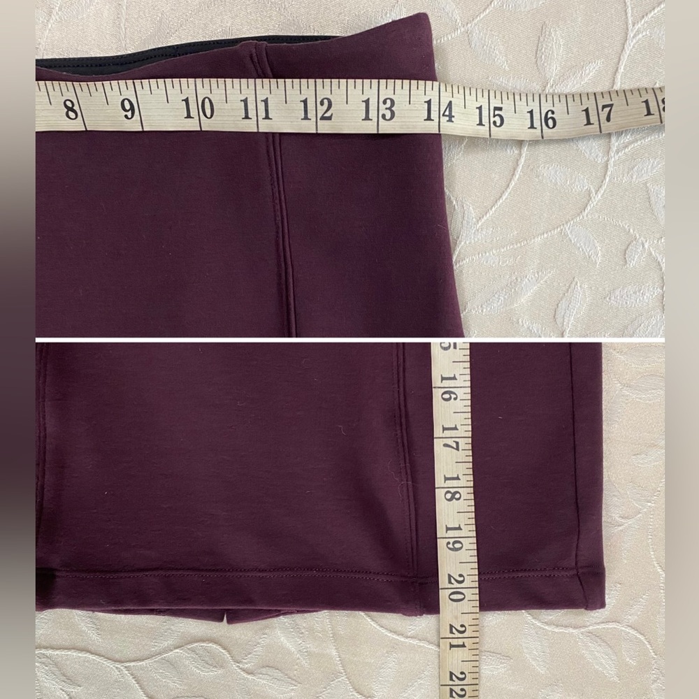 Stitch Fix Liverpool Skirt Women’s 4P Reddish Brown Straight Pencil Solid Office - Picture 3 of 10